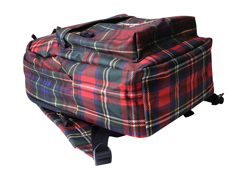 Mochila Polo Ralph Lauren Nordic Polo Bear Rojo Stewart A Cuadros Nylon ¡NUEVA CON ETIQUETAS! Foto 3 de 4