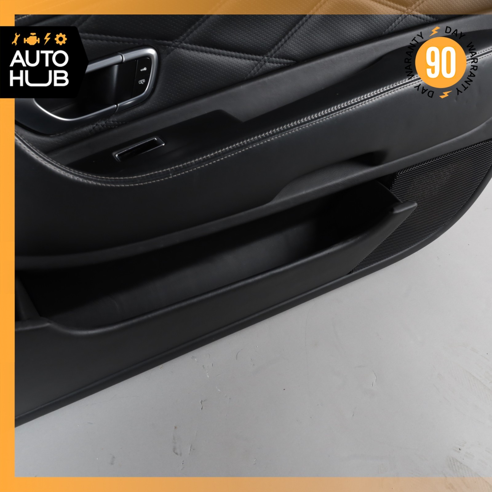 03-10 Bentley Continental GT Right Passenger Side Interior Door Panel Black OEM