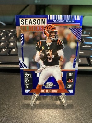2024 Contenders Optic Football JOE BURROW Season Ticket Blue /99  #10 Bengals