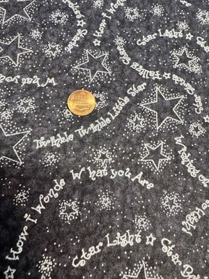 Twinkle Twinkle Possibilities   1  yard 100% Cotton Fabric Free Ship SBB2
