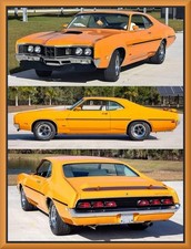 1970 Mercury Cyclone Spoiler 429 V8 Orange Toolbox - Fridge Magnet 42 Mil 1970 Mercury Cyclone Spoiler 429 V8 Orange Toolbox - Fridge Magnet 42 Mil