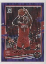 2020-21 Panini Donruss Optic Purple Shock Prizm John Wall #53 2l4