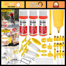 Hydraulic Brake Bleed Kit for Shimano TEKTRO TRP Disc Brakes  180ml Mineral Oil