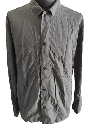 Banana Republic Herren Hemdjacke Grau   Größe L   Armlänge 80 cm, Brustweite 55