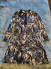 CHETTA B Sherrie Bloom Peter Noviello Long Sleeve Dress Size 4