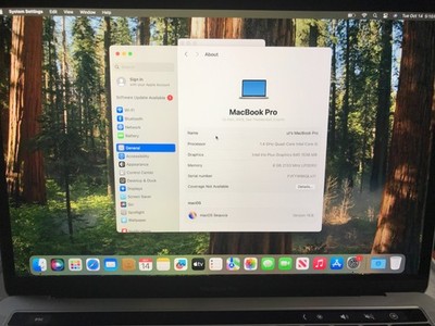 ジャンク MacBook Pro A2159 2019 i5/8GB/128GB ジャンク MacBook Pro A2159 2019 i5/8GB/128GB ノートPC