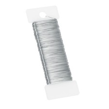 38Yard Floral Wire Flexible Paddle Wire 26 Gauge Florist Wire Silver