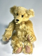 Vintage SCARCE Mohair Teddy Bear 6" Fully Jointed Teddy by Lynda Bayless