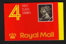 GB 1990 DOUBLE HEAD 80p BOOKLET JB1.