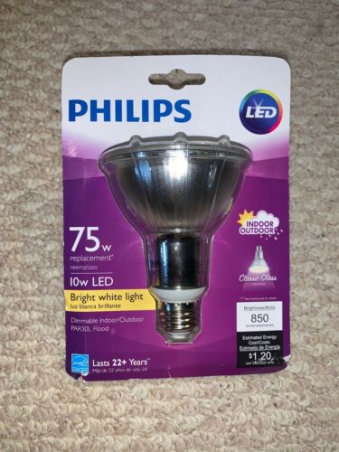 Uređaj prepreka oprostiti  PAR30 LED Philips Glass Flood Light 75-Watt Equivalent Daylight 59  46677471316 | eBay