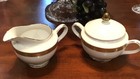 New Chamberlain Home Accent Estate Collection Creamer Sugar Bowl W/lid Gold Trim — photo 5