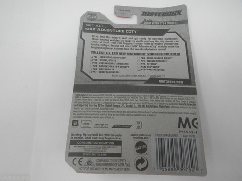 Matchbox MBX ADVENTURE CITY Dodge Viper GTS-R Concept - Picture 4 of 4
