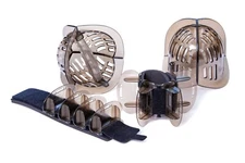 Aqualogix Total Body Pool Fitness Equipment Medium Resistance Smoke Bells/Fins