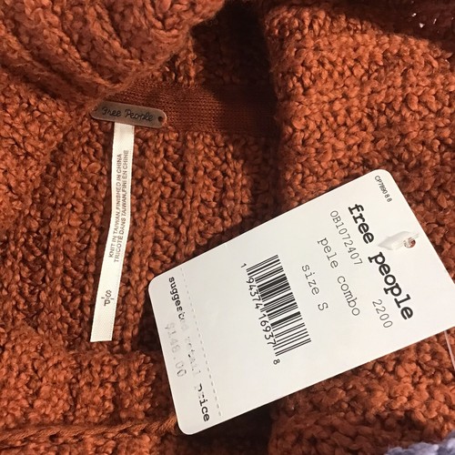 Nuevo Free People Greater Than Suéter Pelé Combo Marrón, Para Mujer Pequeño - Imagen 4 de 7