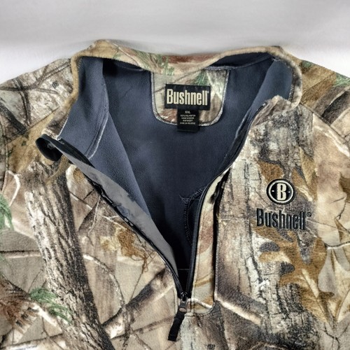 Bushnell Camo Jacket Mens XXL Realtree AP Heavy Fleece Lined Pull Over - Picture 4 of 9