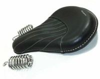 Schwarzer Reinsleder Front-Sitzbank FüR Royal Enfield Classic 350 500
