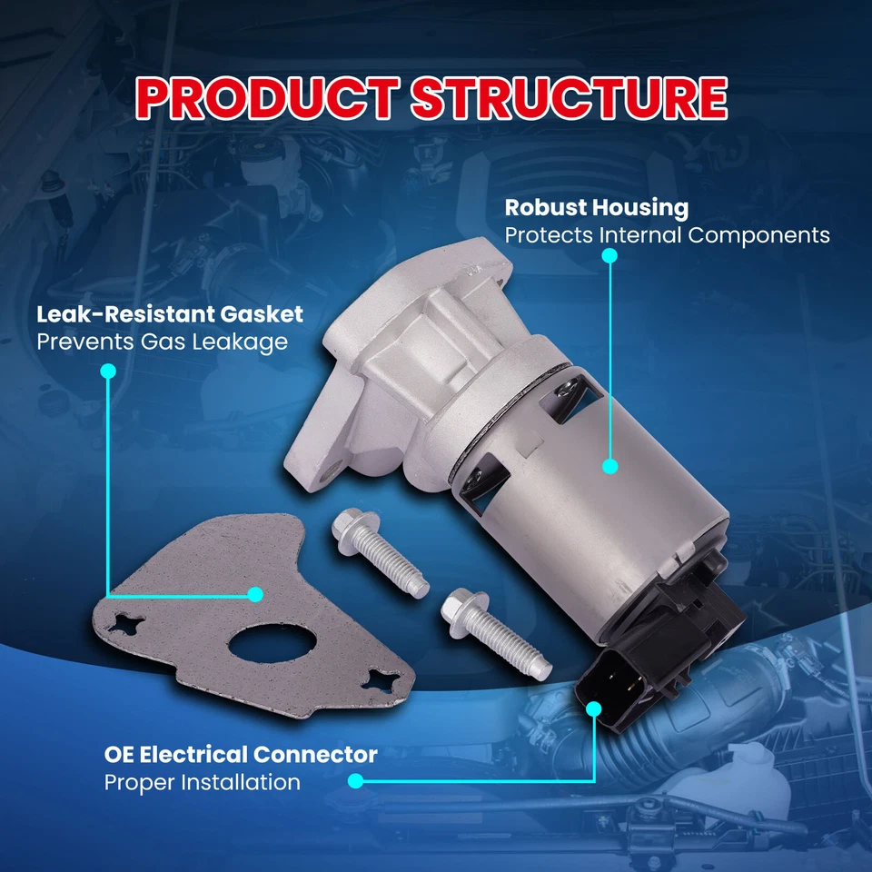 Клапан EGR для 05–07 Dodge Dakota Durango Ram Jeep Commander Grand Cherokee 4,7 л - Изображение 4 из 4