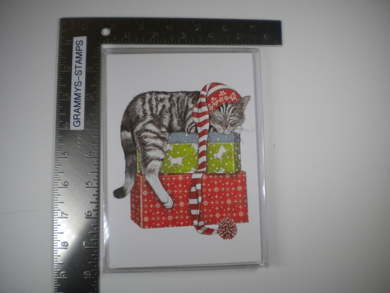 Sugarhouse SLEEPINGS KITTY Christmas Cards Set of 10 Mary Lake Thompson