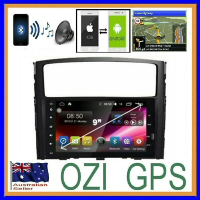 #ad MITSUBISHI PAJERO 2006 2014 GPS CARPLAY ANDROID AUTO ODB DAB TPMS DVR ROCKFORD AU $1111.55
