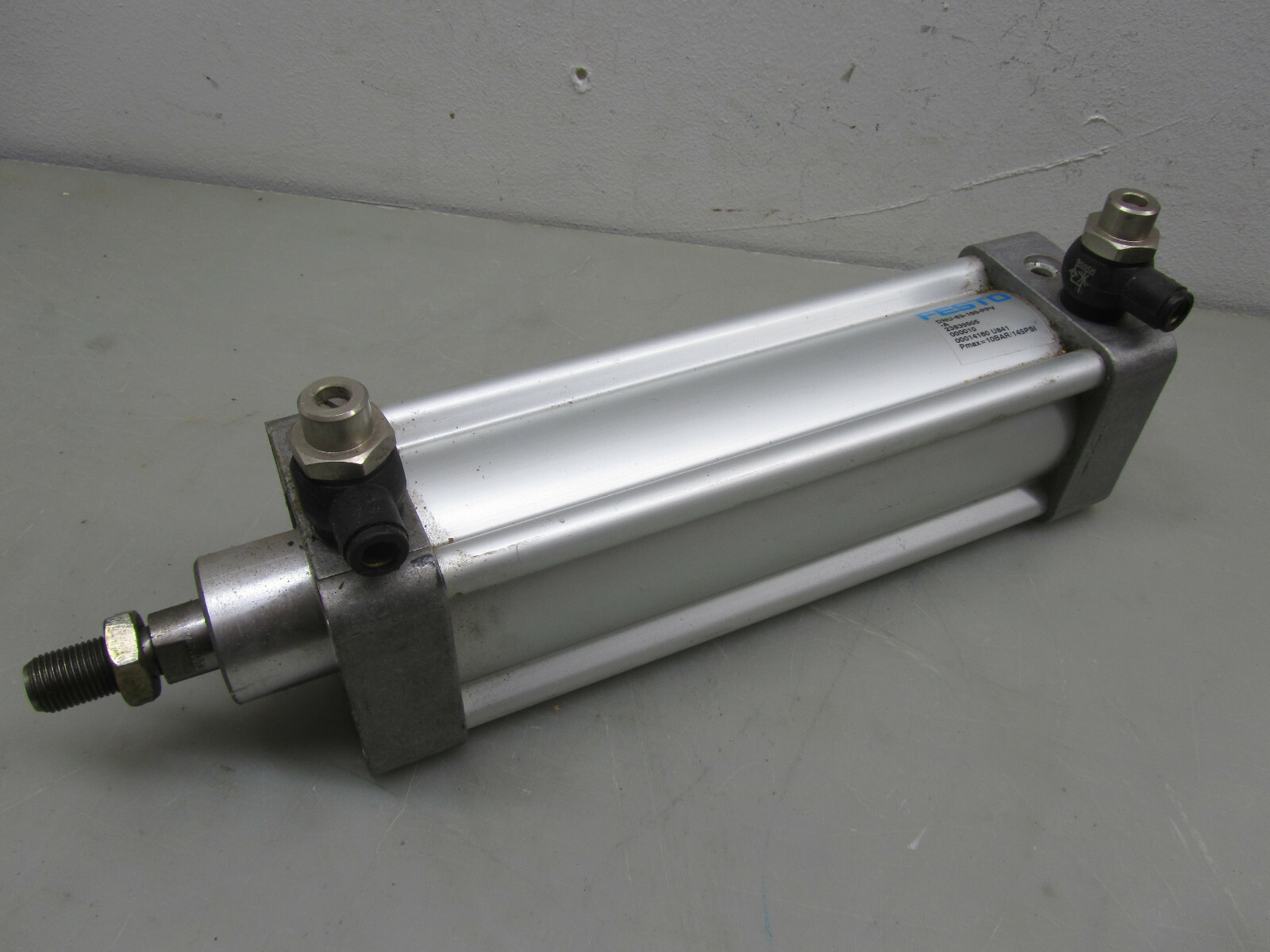 FESTO DNU-63-160-PPV-A AIR PNEUMATIC CYLINDER 00014160 U841 63mm BORE, 160mm STR