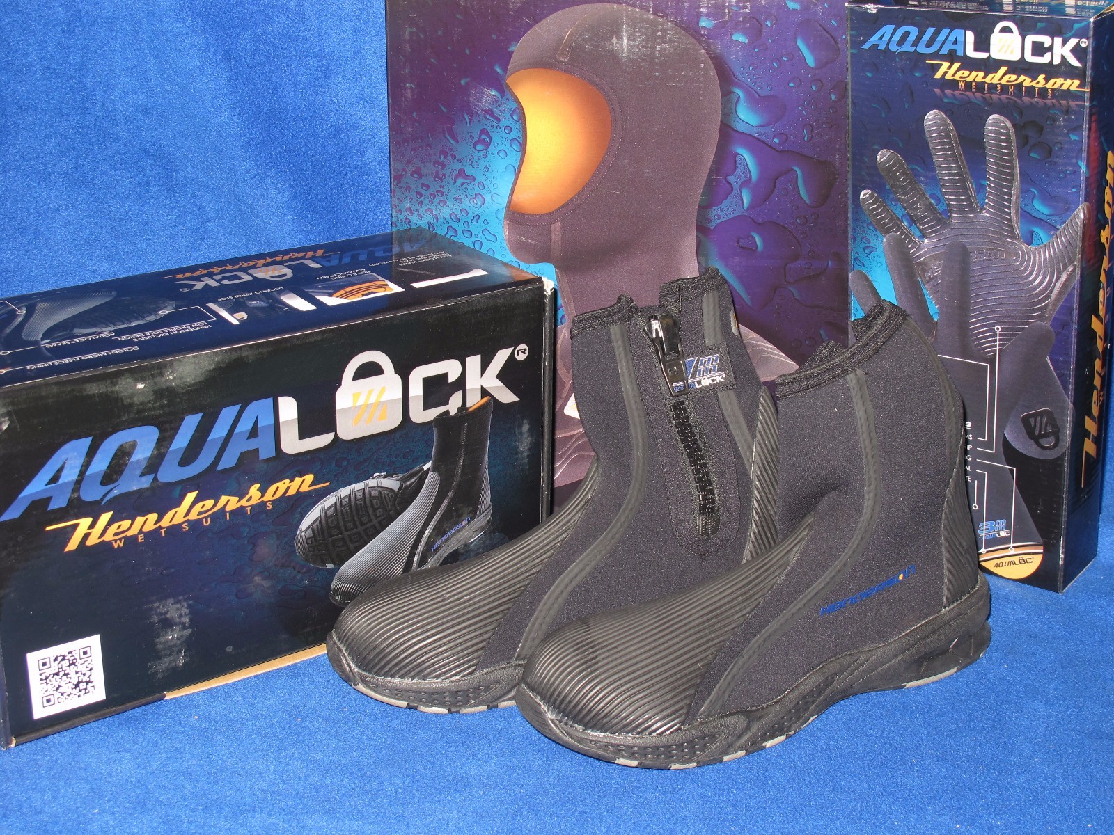 Henderson AquaLock Zippered 7mm Neoprene Wetsuit Boot eBay