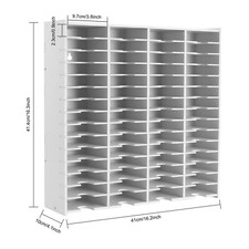 Ink Pad Storage Rack 60 Grids Inkpad Storage Box White Stamp Pad Organizer Rack