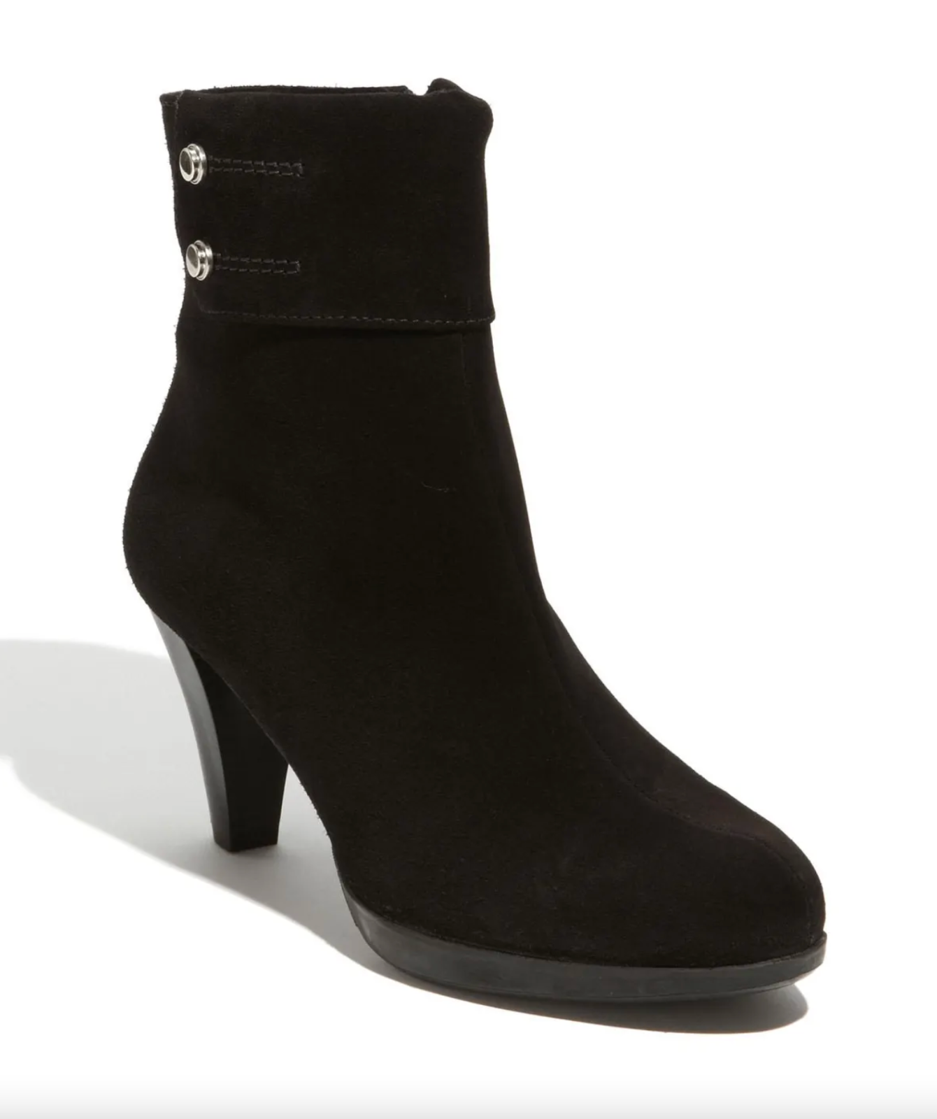 La Canadienne Women's Mirabella Fashion Boot, Black Suede, Size: 11 M