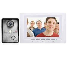 7  LCD Video Door Phone Doorbell Intercom Kit 1-Camera 1-Monitor Night Vision
