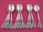 12 Sterling REED & BARTON Ice Cream Forks FRANCIS I new mark ~no mono