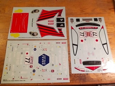 39247-1B Porsche 911 GT3 Decal Set - Kyosho Pure Ten Spider GP TF