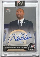 DEREK JETER SIGNED TOPPS NOW NY YANKEES HALL OF FAME CLASS HOF AUTO CARD #776A