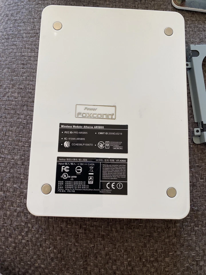 TINY Foxconn NetTop USFF PC NT-A3500 AMD 1.6 E-350 Radeon HD 6310 WiFi 4GB RAM - Image 4 of 4