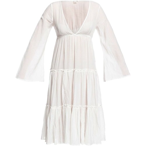 beige long maxi dress Barely Butter Maxi Dress main image 0