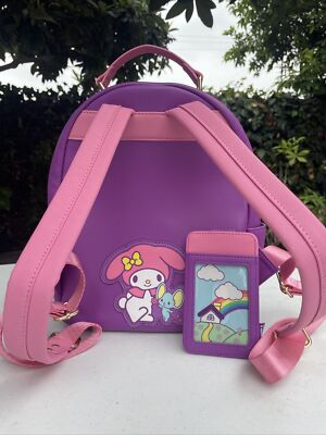 Loungefly Sanrio Kuromi & My Melody Scenic Mini Backpack Loungefly Sanrio Kuromi & My Melody Scenic Mini Backpack  main image 4