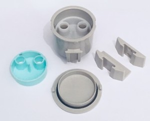 Lot-of-4-1-7-8-034-Type-B-Solids-Collection-Canister-Dental-Vacuum-Evacuation