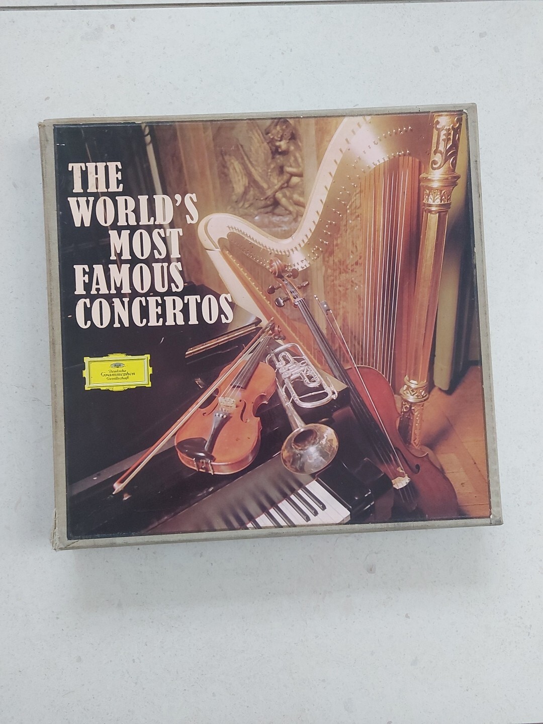 THE WORLD'S MOST FAMOUS CONCERTOS LP Vinyl Album 10 X records Classical Boxset 