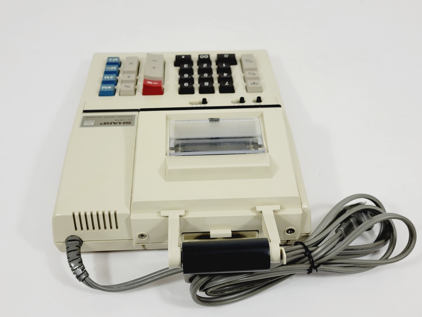 Vintage Electronic Printing Calculator Original Manual Sharp EL1197S