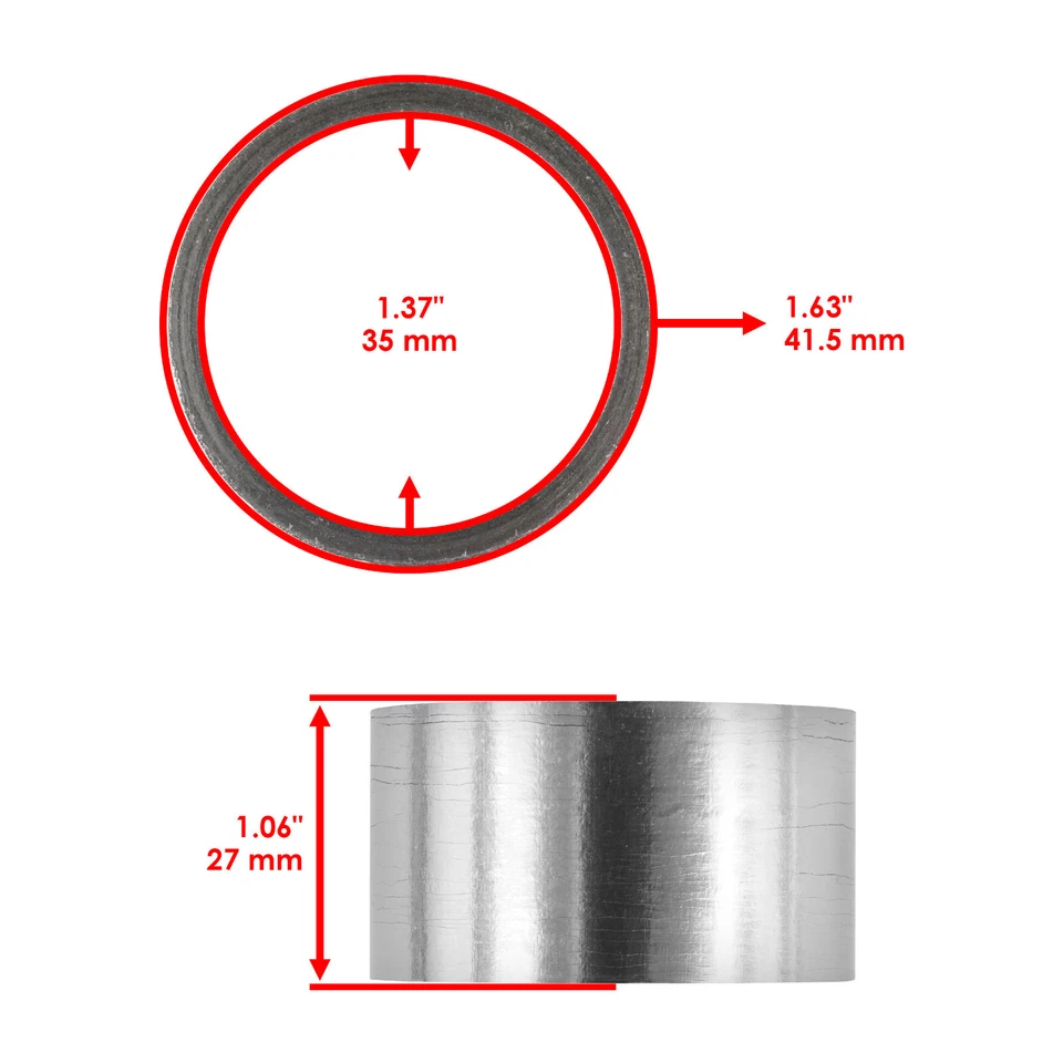 Tubo silenciador de escape con juntas para Honda TRX300EX Sportrax 300 2X4 1993-2008 Foto 3 de 4