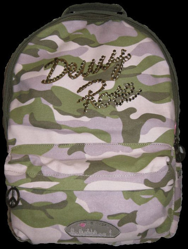 Zaino denny rose modello Americano fantasia camouflage mimetico | eBay