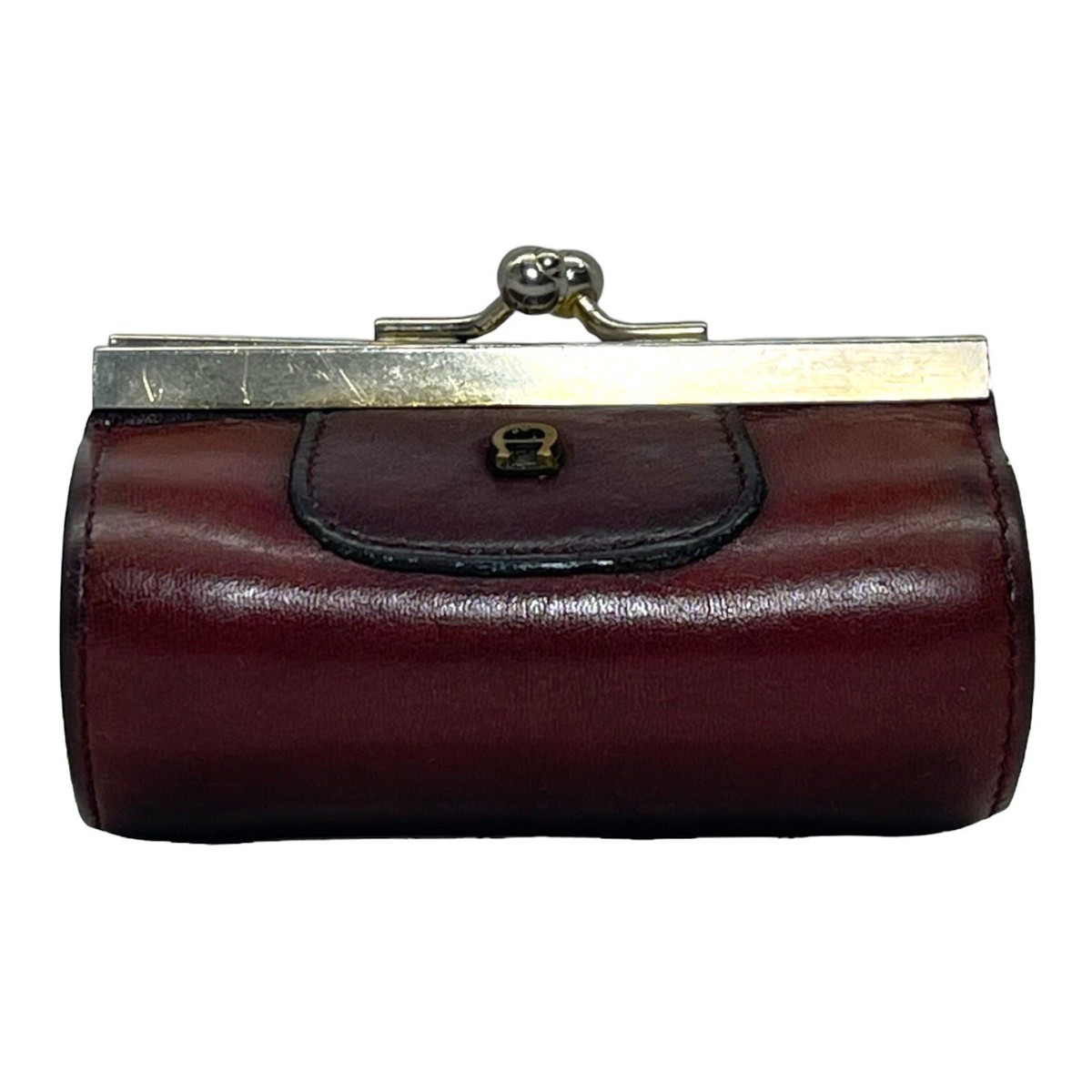 Vintage 60s ETIENNE AIGNER Handmade Leather Coin Wallet Purse