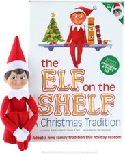The Elf on the Shelf: A Christmas Tradition (includes Blue-Eyed Boy Scout Elf) 