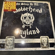 No Sleep At All by Motorhead (1988 Vinyl, 1st Press LP) Never Played! W/Hype