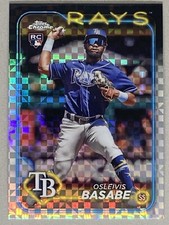 2024 Topps Chrome Osleivis Basabe X Fractor RC Tampa Bay Rays #41 🔥💪🔥💪