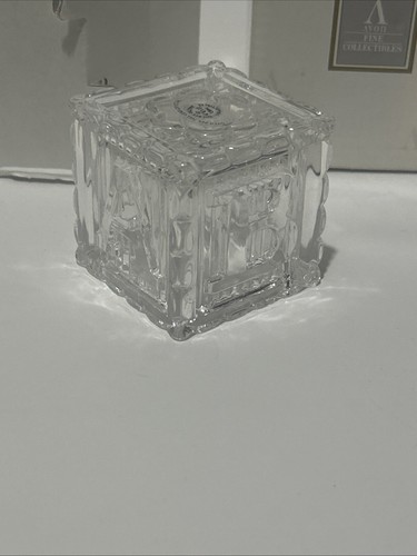 NEW Avon Fine Collectibles Precious Baby Treasure Alphabet Block VTG 1994 - Picture 3 of 5
