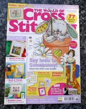 WORLD OF CROSS STITCHING MAGAZIN 113 08/2006 FAN, ROSEN, FUSSBALL, FLAMENCO