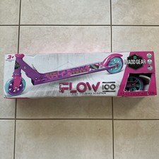Madd Gear CARVE FLOW 100 Purple Pink Teal - Folding Aluminum Kick Scooter