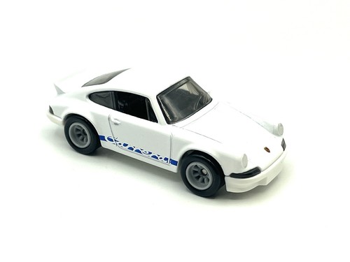 2023 Hot Wheels Porsche 911 Carrera RS 2.7 white SUPER CUSTOM WHEEL SWAP by AEB - Picture 3 of 5