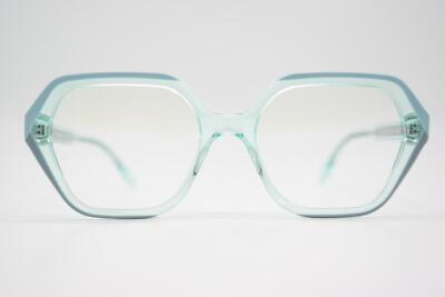Brille RES/REI PEPPERMINT 674 Helbblau Grau Grün Eckig Brillengestell Neu