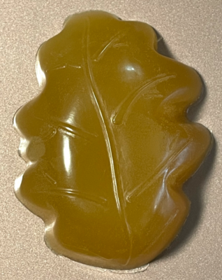 Handmade Honey Almond Glycerin Soap Bar Leaf shape