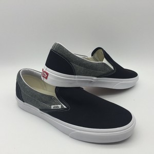 vans chambray slip on